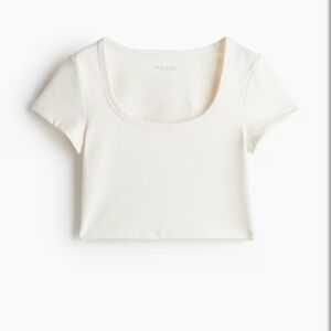 H&M Active Crop Top with Dryfit fabric